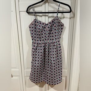 Jcrew patterned dress with pockets